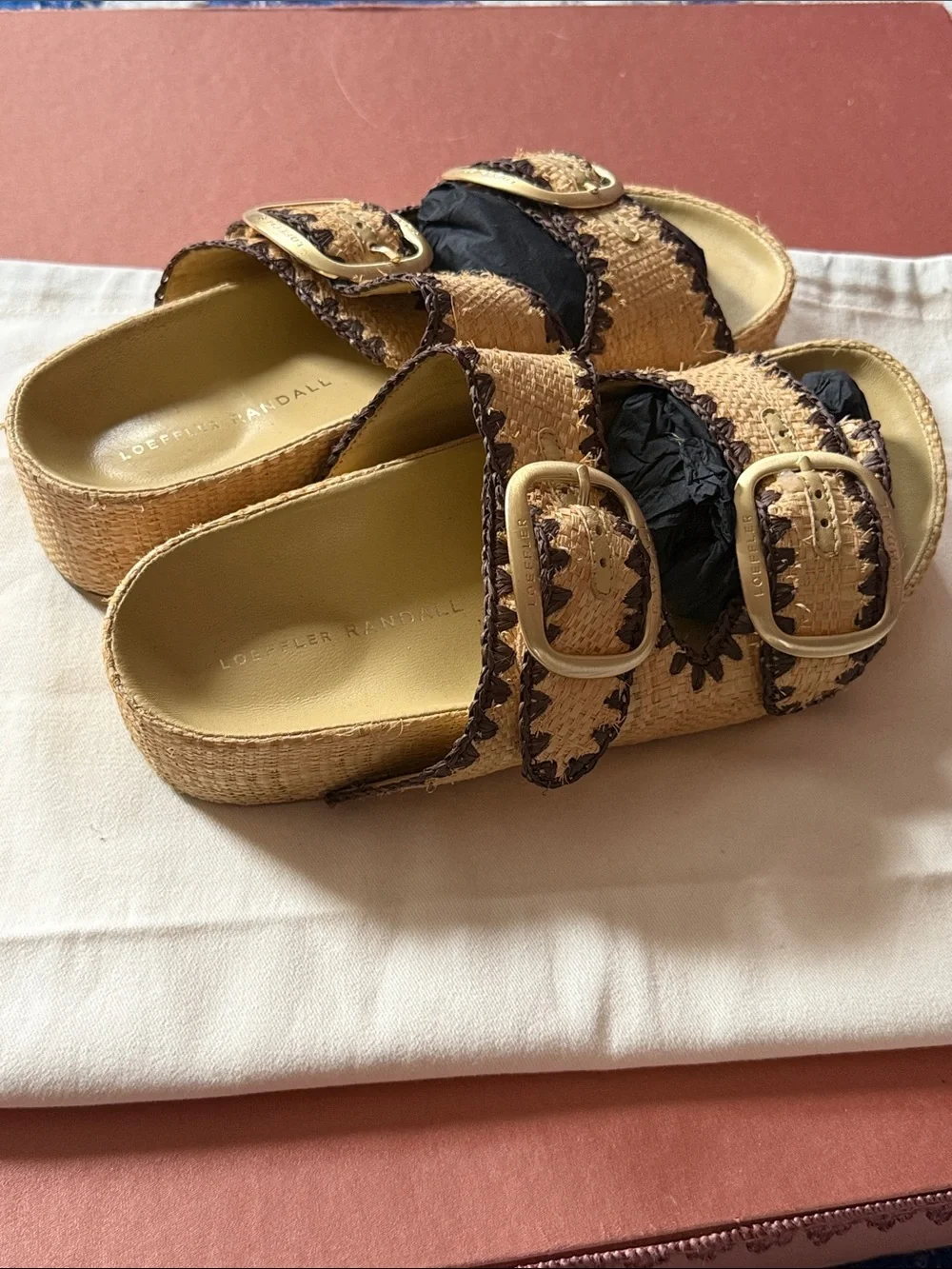 ๐ Loeffler Randall Theo 40MM Cotton-Blend Platform Sandals - Picture 5 of 10